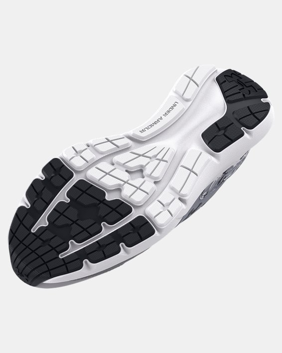Boys' Grade School UA Surge 3 Slip Printed Running Shoes, Gray, pdpMainDesktop image number 4